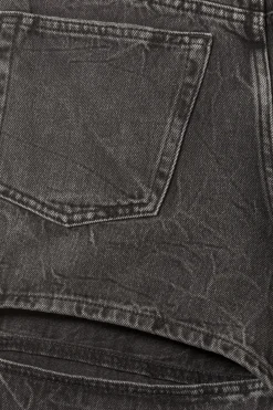 Weekday AMPLE LOW LOOSE CUT JEANS black tie Store