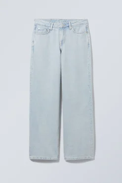 Weekday AMPLE LOW RISE LOOSE WIDE LEG JEANS opulent blue light blue Sale