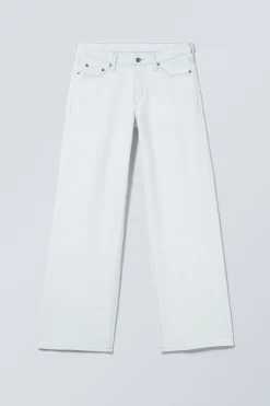 Weekday AMPLE LOW RISE LOOSE WIDE LEG JEANS ice blue light blue Best