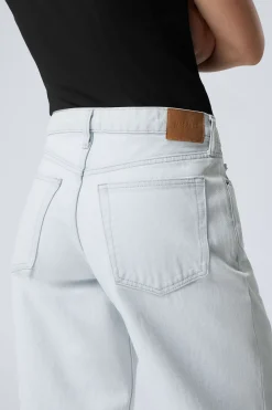 Weekday AMPLE LOW RISE LOOSE WIDE LEG JEANS ice blue light blue Best