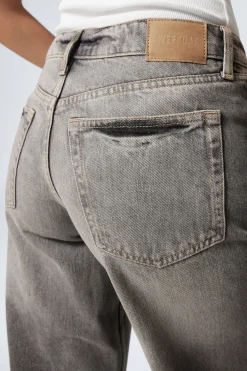 Weekday AMPLE LOW RISE LOOSE WIDE LEG JEANS canyon grey medium grey Discount