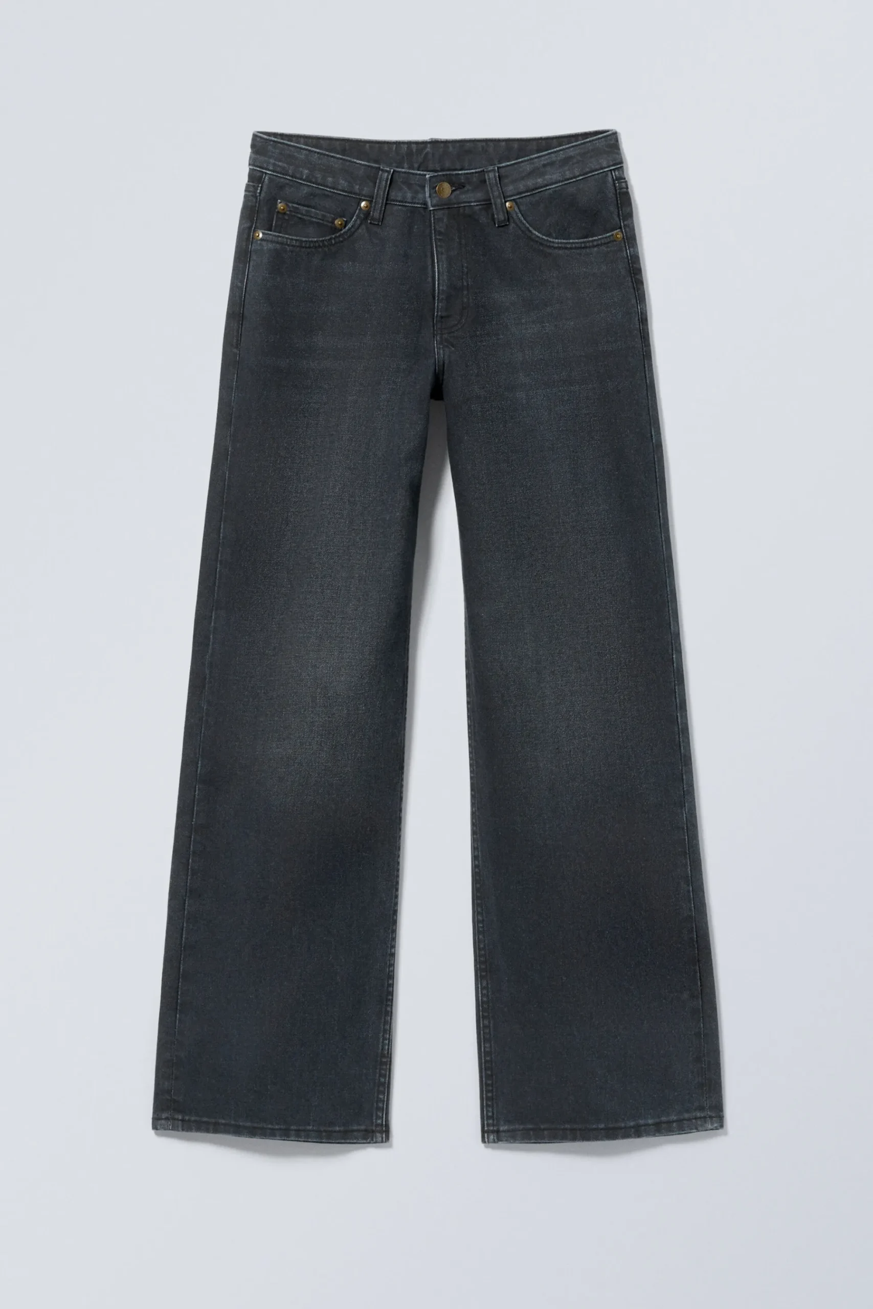 Weekday AMPLE LOW RISE LOOSE WIDE LEG JEANS blue layer Sale