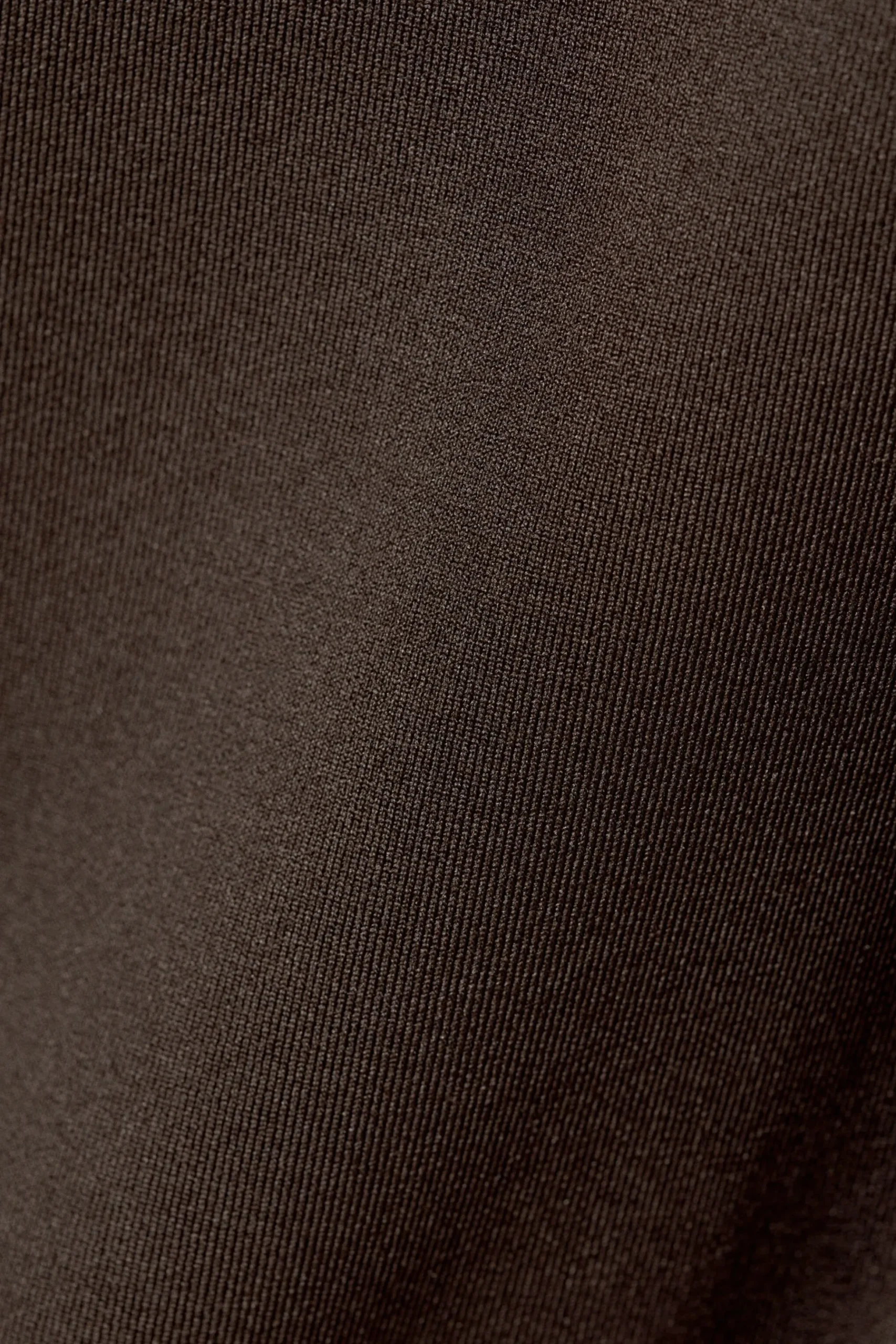Weekday ANNIE LONG-SLEEVED BOAT-NECK TOP dark brown Hot