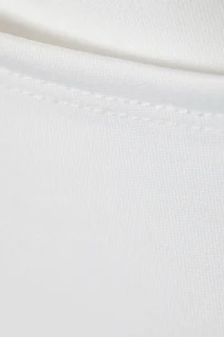 Weekday ANNIE SLEEVELESS BOAT-NECK TOP white Hot