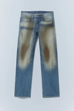 Weekday ANTI UNISEX LOW WAIST REGULAR STRAIGHT JEANS grime blue Hot