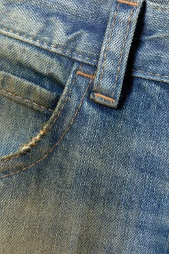 Weekday ANTI UNISEX LOW WAIST REGULAR STRAIGHT JEANS grime blue Hot