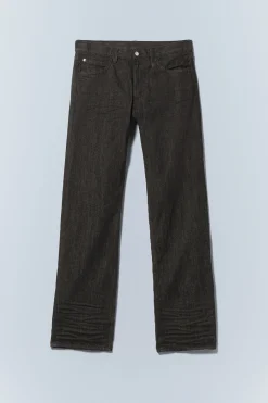 Weekday ANTI UNISEX LOW WAIST REGULAR STRAIGHT JEANS extra black rinse Outlet