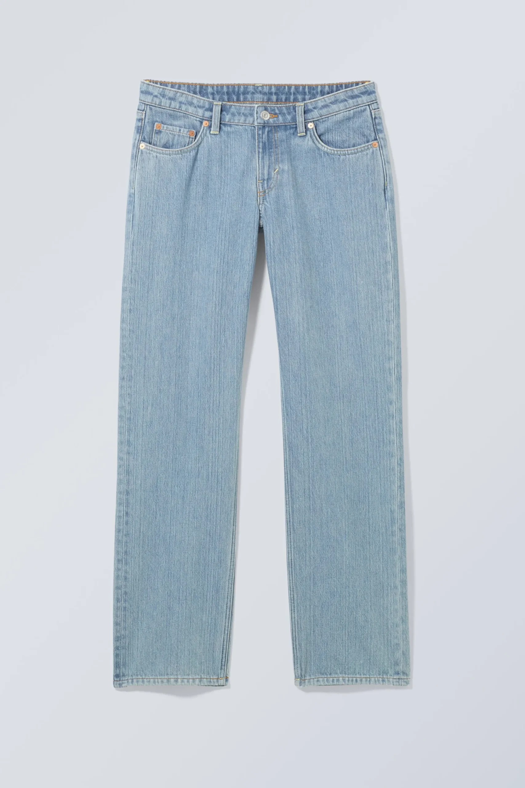 Weekday ARROW LOW RISE REGULAR STRAIGHT LEG JEANS novel blue light blue Shop