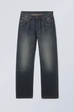 Weekday ARROW LOW RISE REGULAR STRAIGHT LEG JEANS marsh blue dark blue Sale