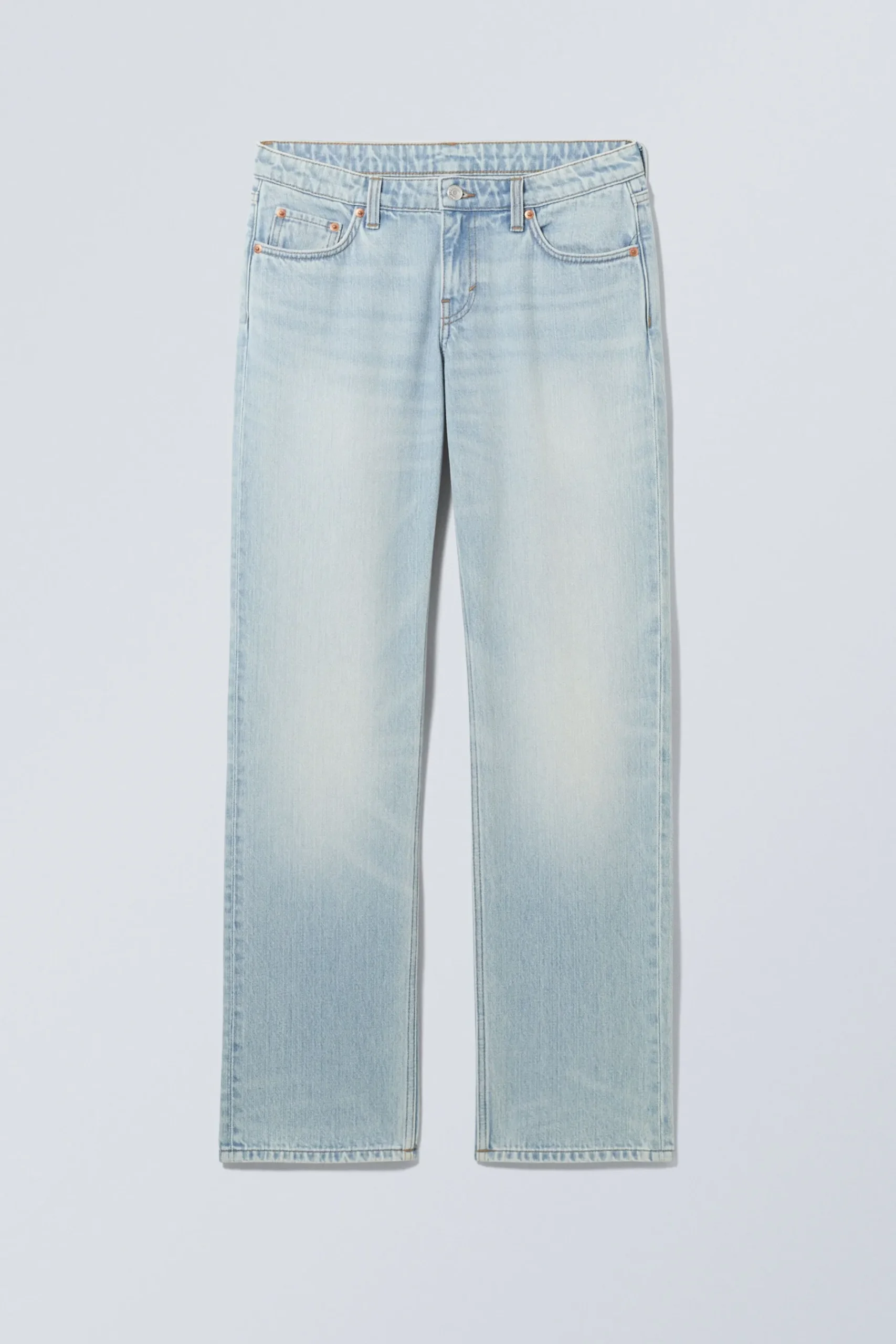 Weekday ARROW LOW RISE REGULAR STRAIGHT LEG JEANS aeon blue light blue Cheap