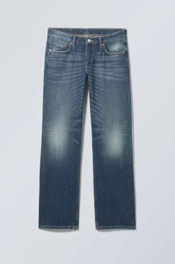 Weekday ARROW LOW RISE REGULAR STRAIGHT LEG JEANS mine blue medium blue Flash Sale