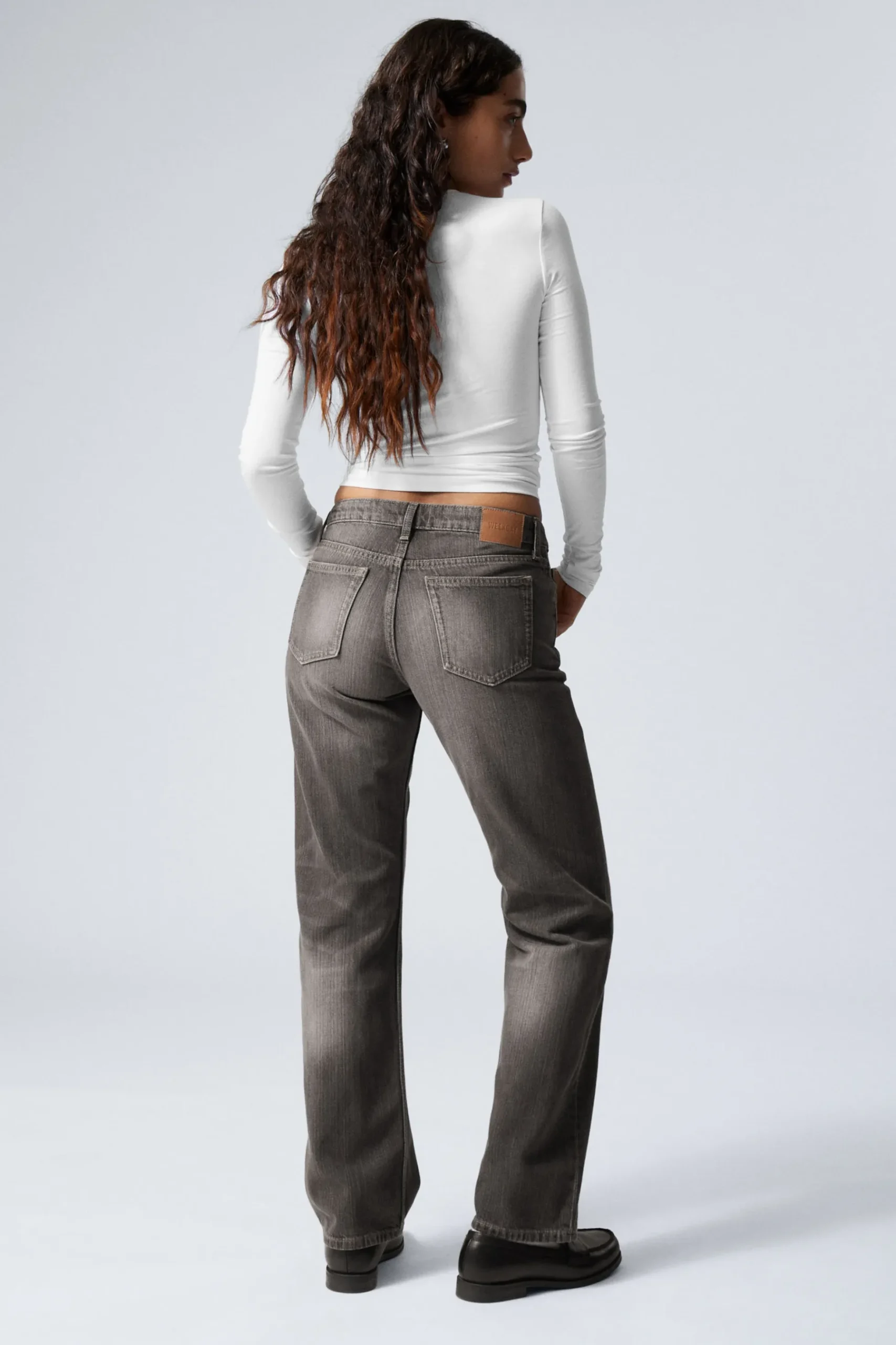Weekday ARROW LOW RISE REGULAR STRAIGHT LEG JEANS mine grey medium grey Hot