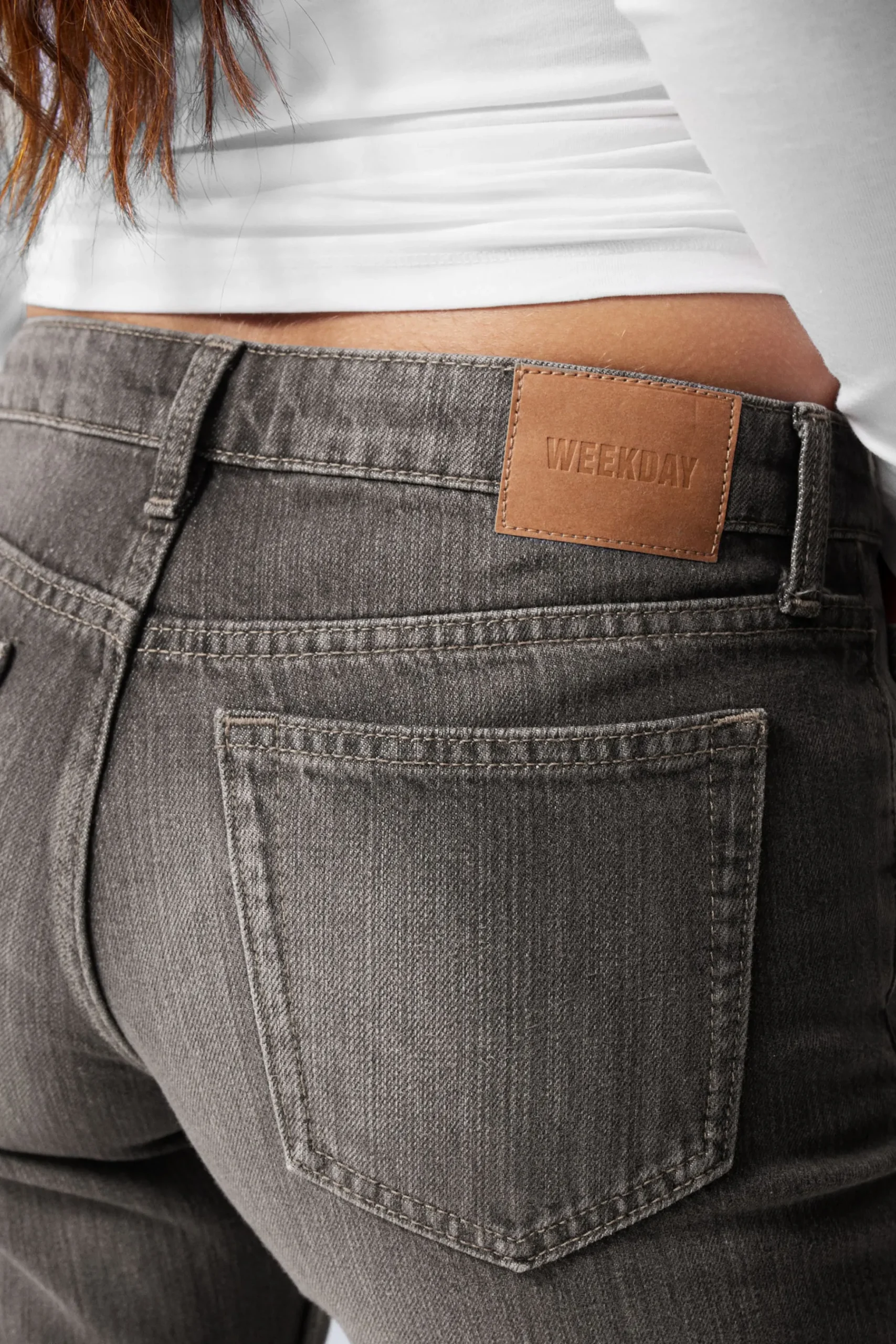 Weekday ARROW LOW RISE REGULAR STRAIGHT LEG JEANS mine grey medium grey Hot