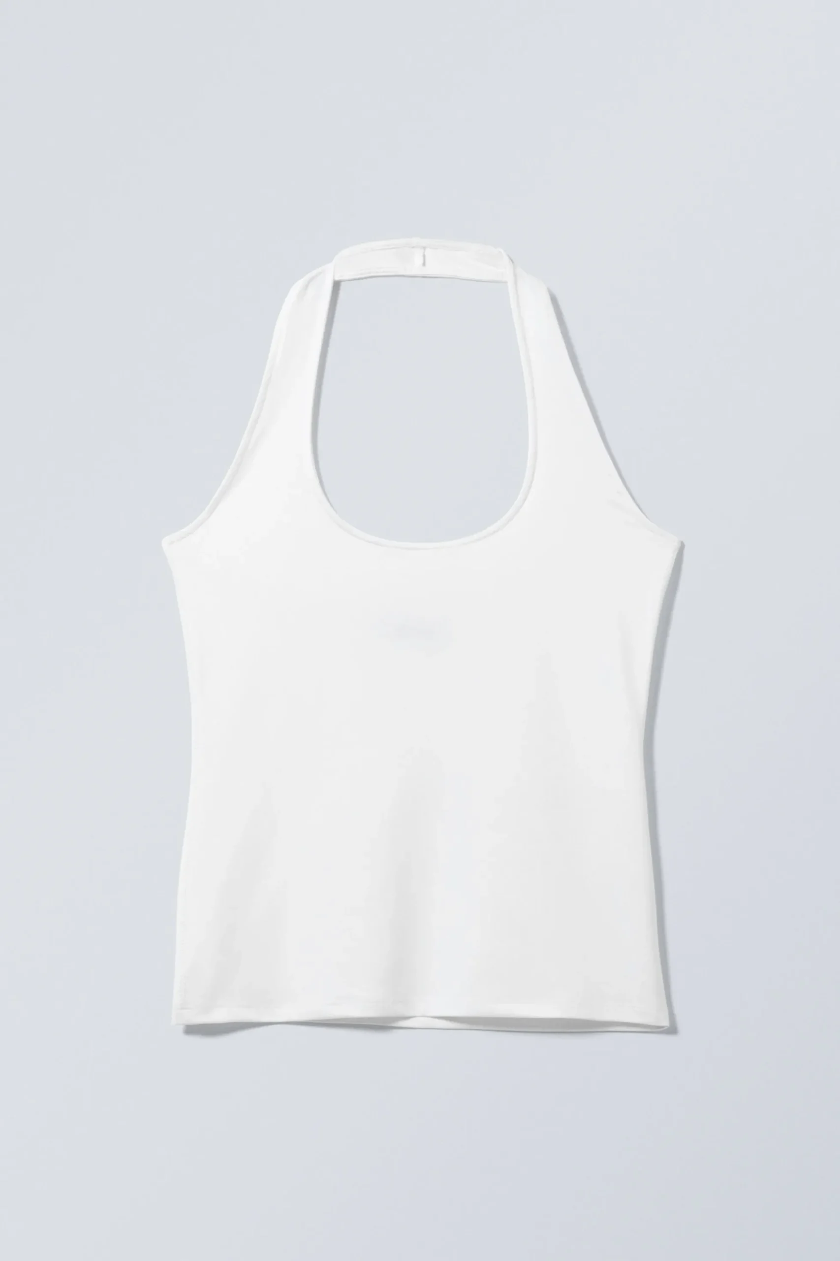 Weekday ASTRID HALTERNECK TOP white Cheap