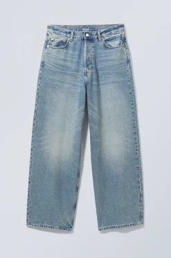 Weekday ASTRO LOOSE BAGGY LEG JEANS seventeen blue medium blue Clearance