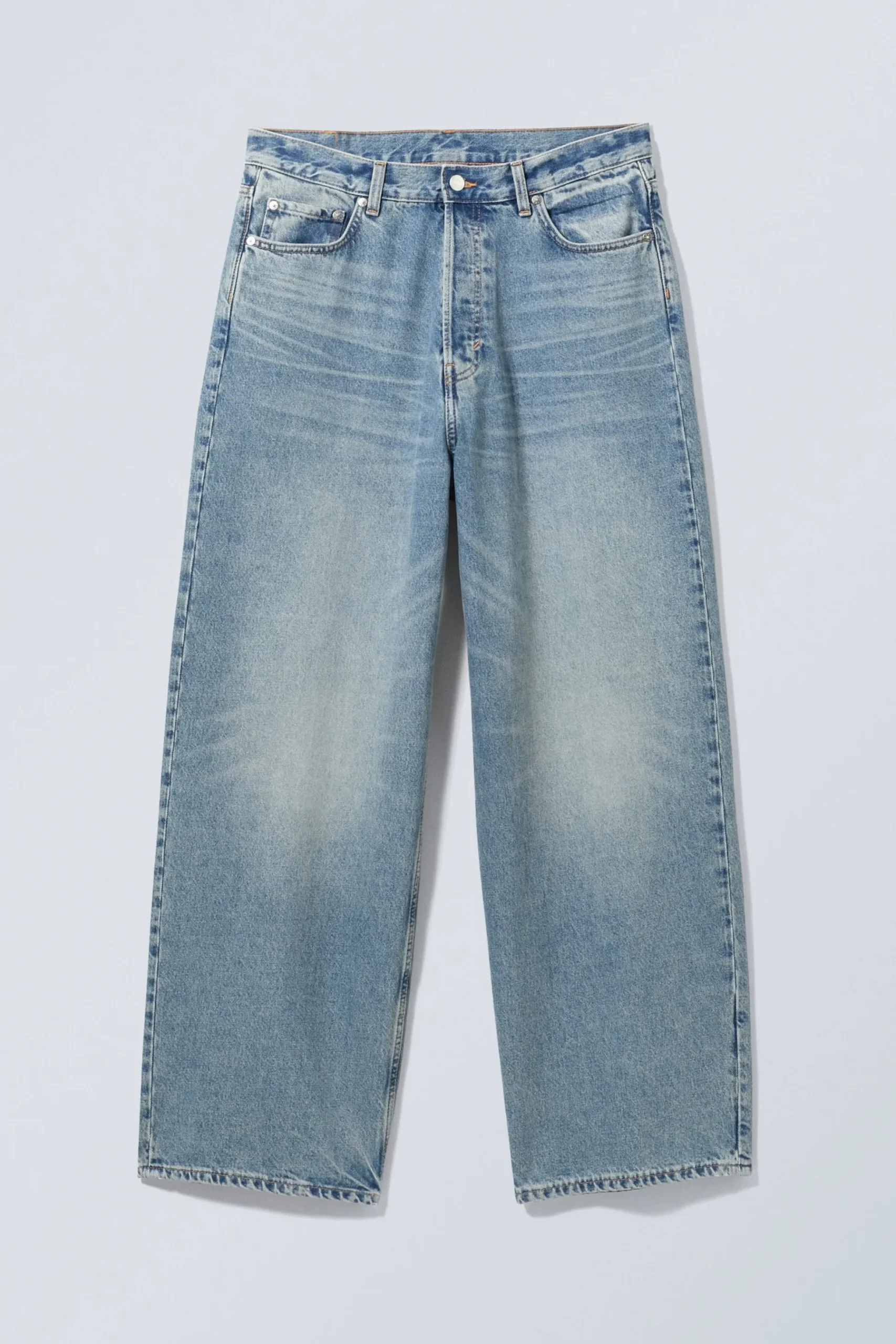 Weekday ASTRO LOOSE BAGGY LEG JEANS seventeen blue medium blue Clearance
