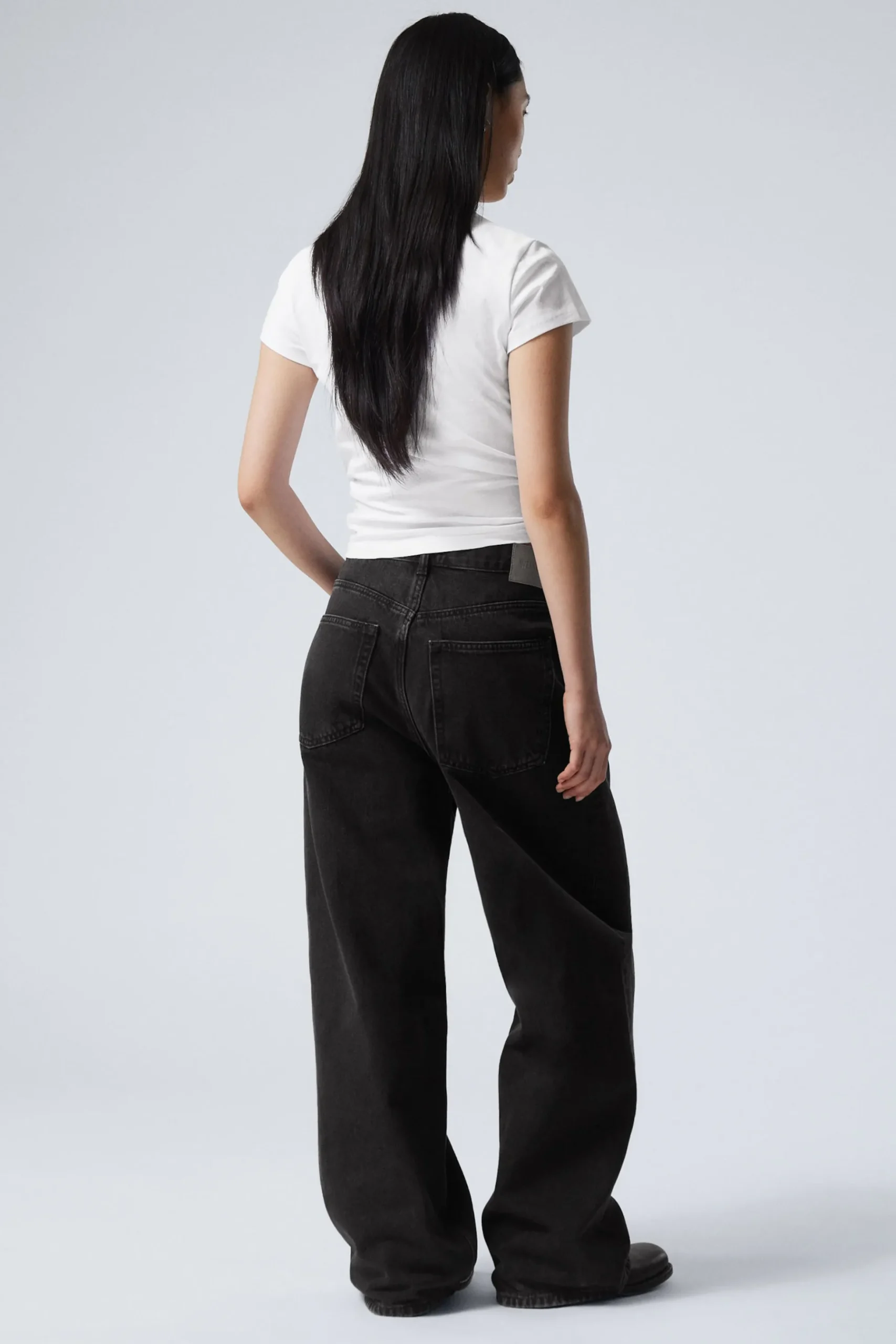 Weekday ASTRO LOOSE BAGGY LEG JEANS tuned black black Online