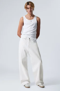 Weekday ASTRO LOOSE BAGGY LEG JEANS white Online