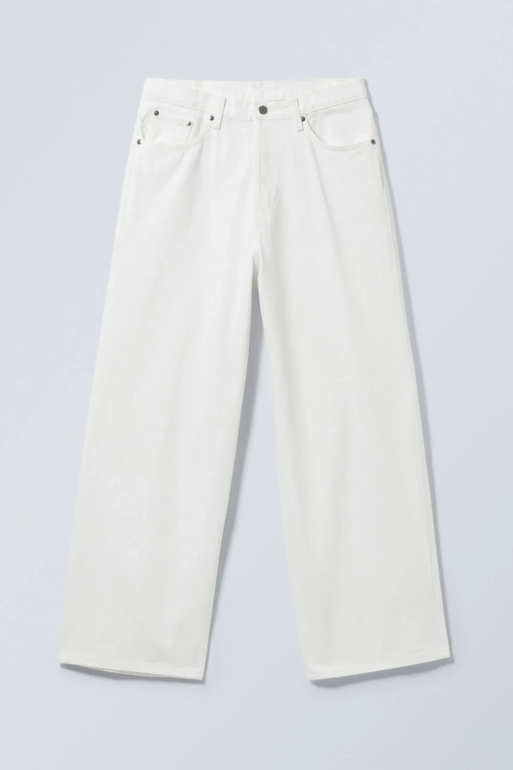 Weekday ASTRO LOOSE BAGGY LEG JEANS white Online