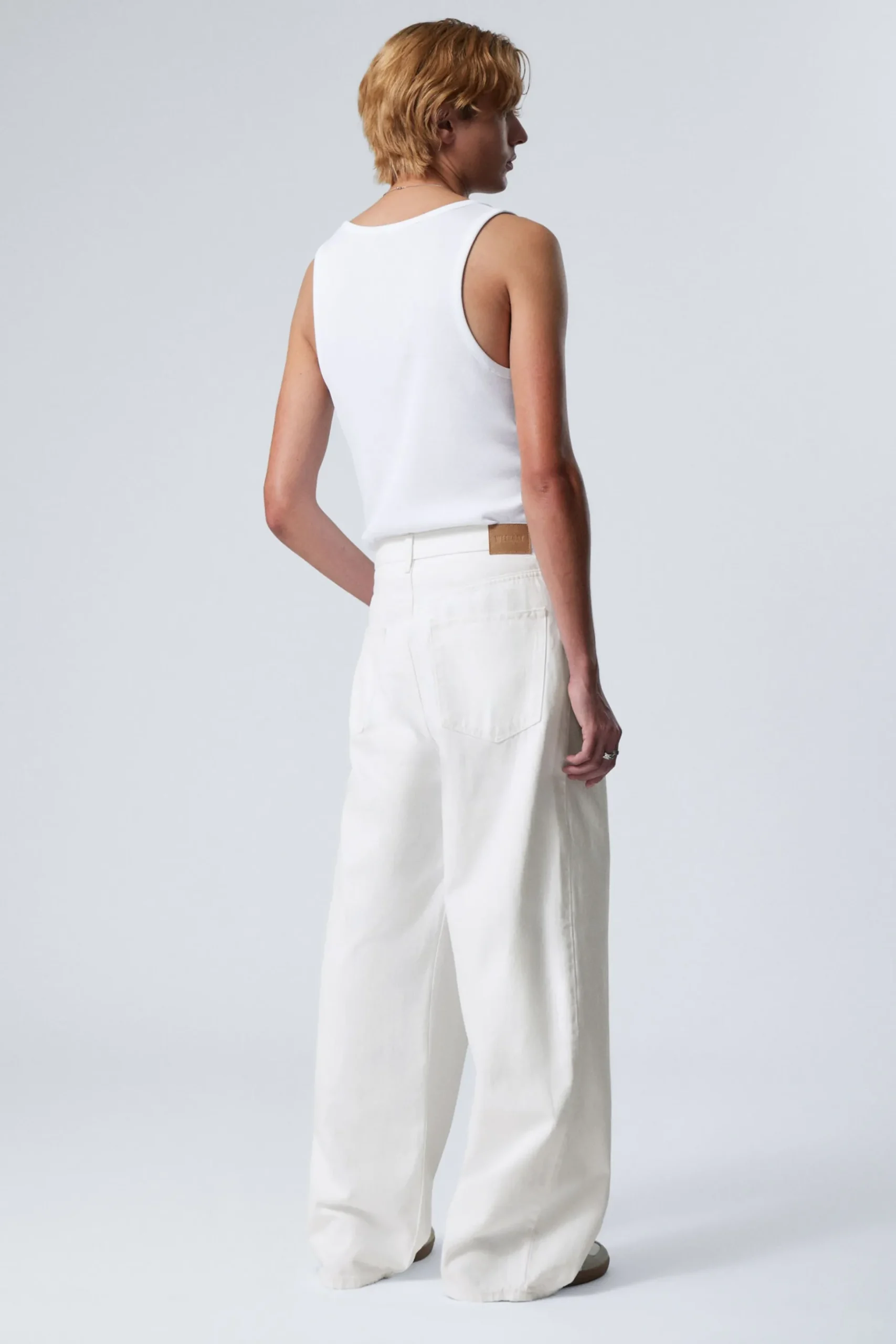 Weekday ASTRO LOOSE BAGGY LEG JEANS white Online