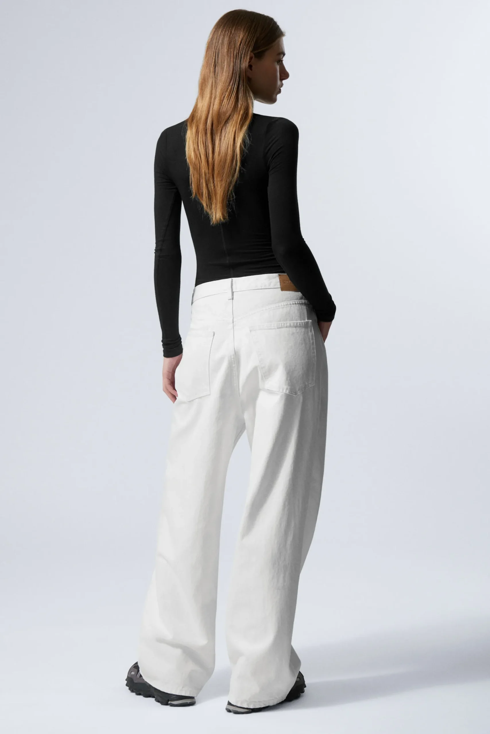 Weekday ASTRO LOOSE BAGGY LEG JEANS white Online