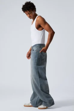 Weekday ASTRO LOOSE BAGGY LEG JEANS trove blue medium blue Discount