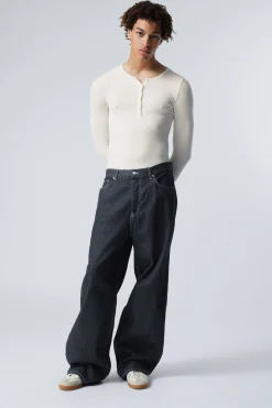 Weekday ASTRO LOOSE BAGGY LEG JEANS blue rinse dark blue Cheap