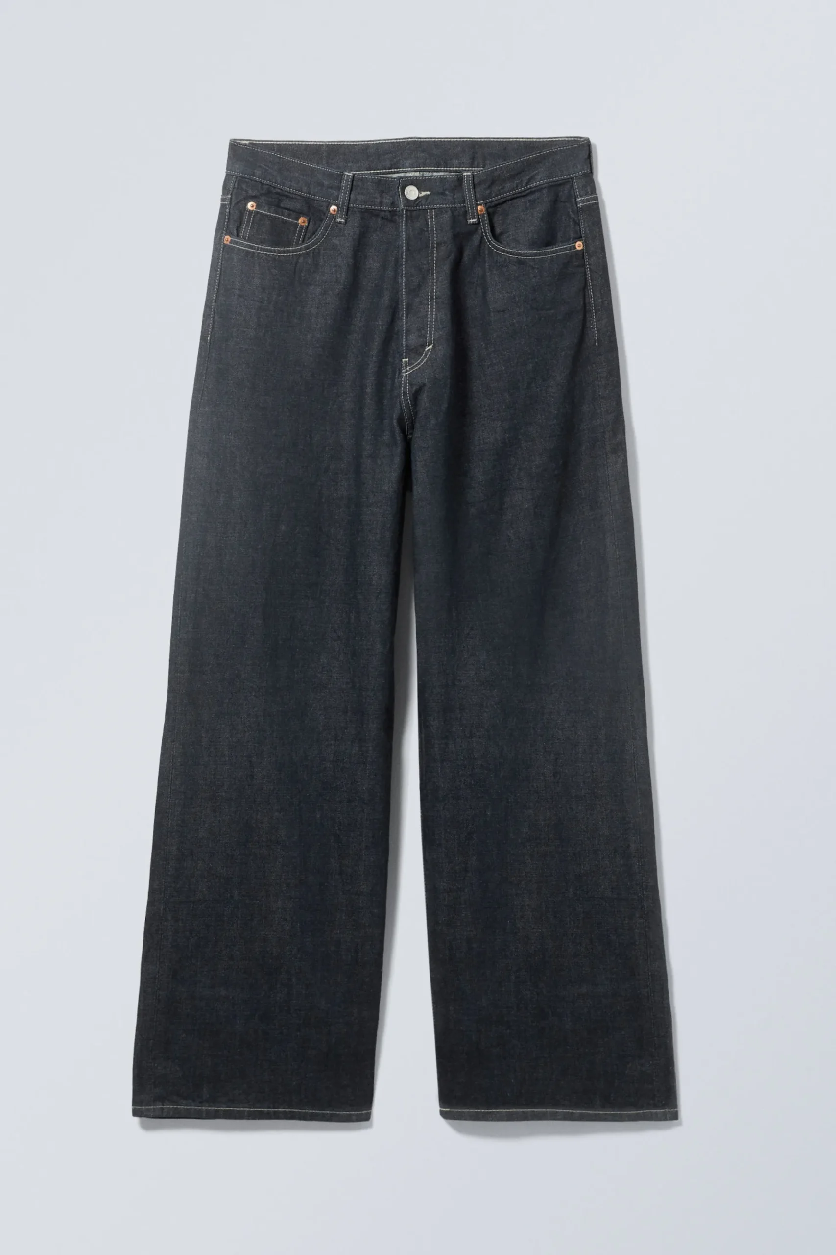 Weekday ASTRO LOOSE BAGGY LEG JEANS blue rinse dark blue Cheap