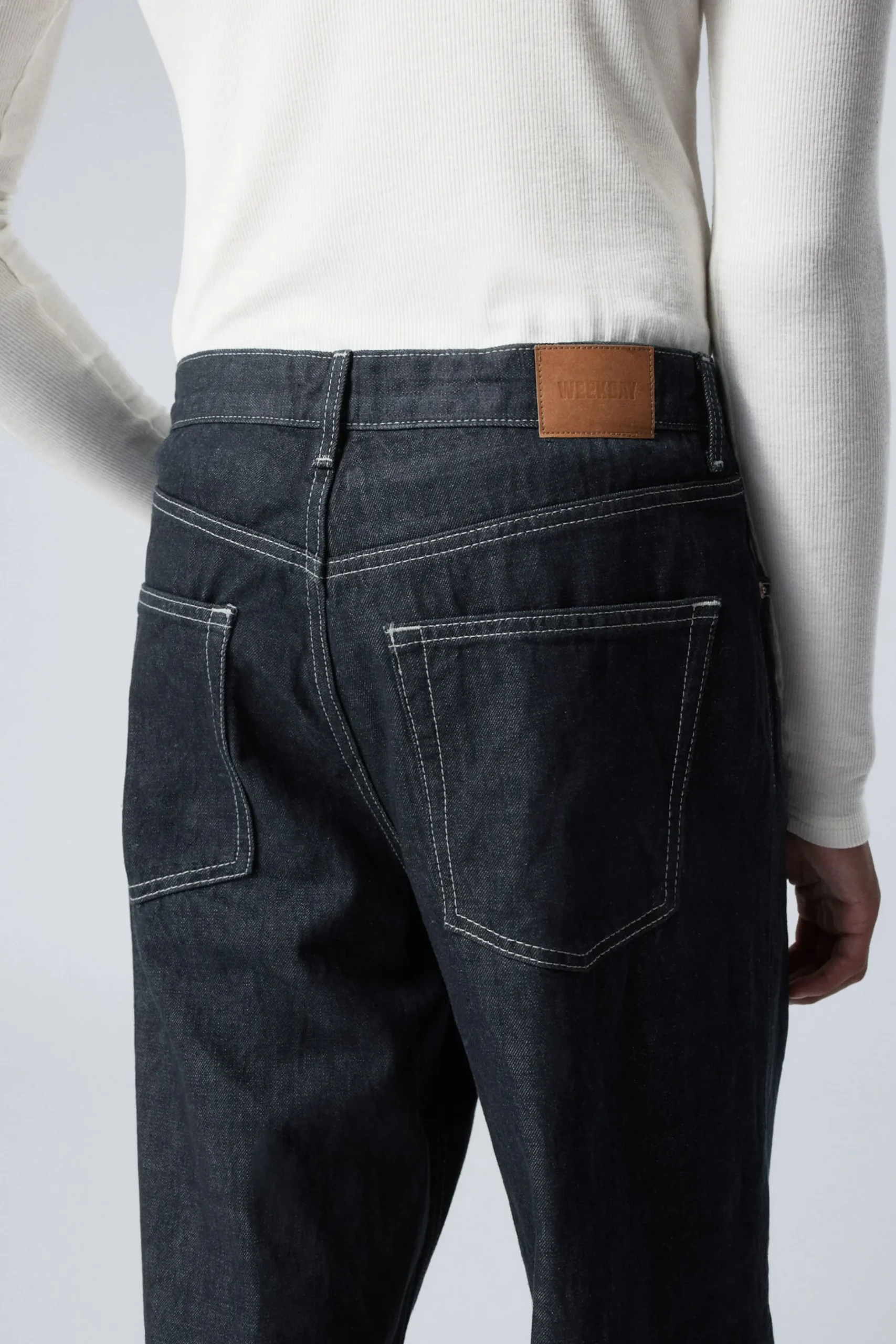 Weekday ASTRO LOOSE BAGGY LEG JEANS blue rinse dark blue Cheap