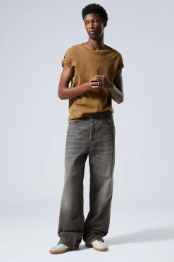Weekday ASTRO LOOSE BAGGY LEG JEANS mine grey Flash Sale