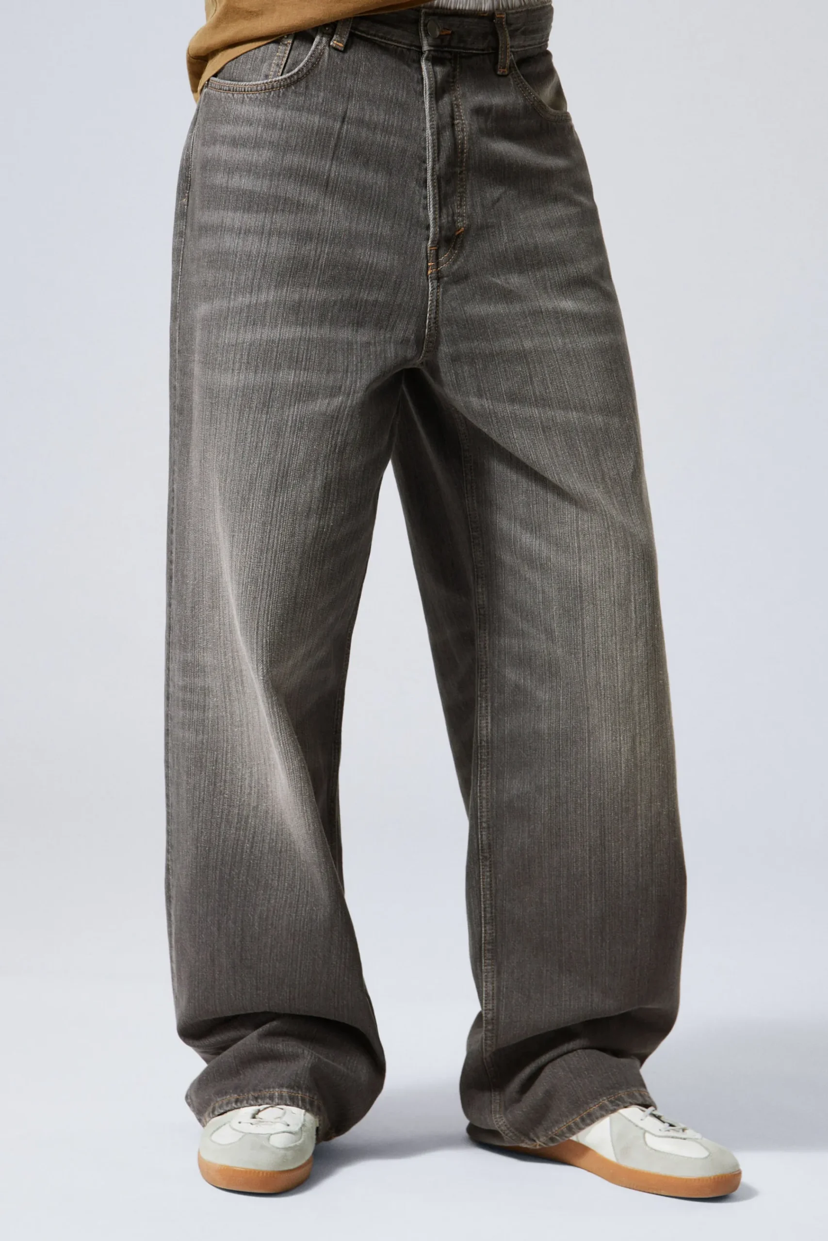 Weekday ASTRO LOOSE BAGGY LEG JEANS mine grey Flash Sale