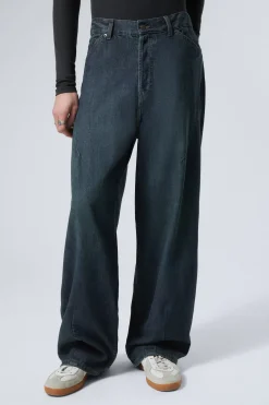 Weekday ASTRO LOOSE BAGGY SHAPE JEANS lake blue medium blue New