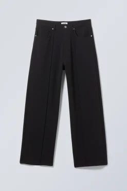 Weekday ASTRO LOOSE BAGGY TRACK TROUSERS black Best