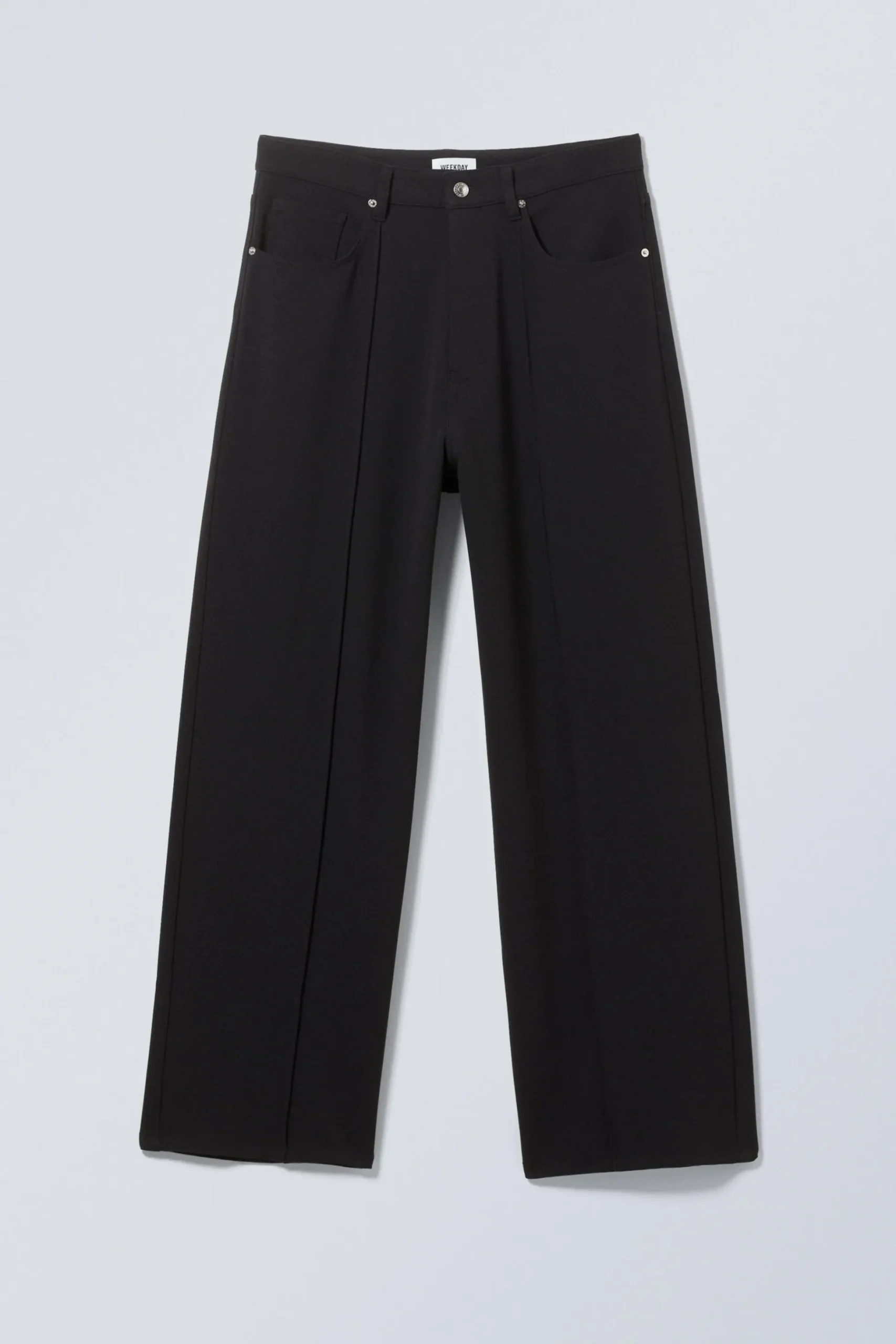 Weekday ASTRO LOOSE BAGGY TRACK TROUSERS black Best
