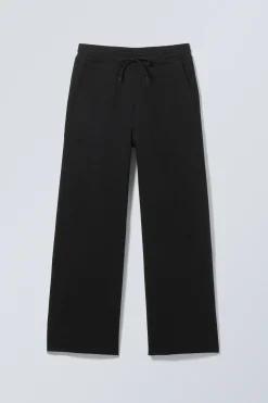 Weekday ASTRO LOOSE TERRY SWEATPANTS black Discount