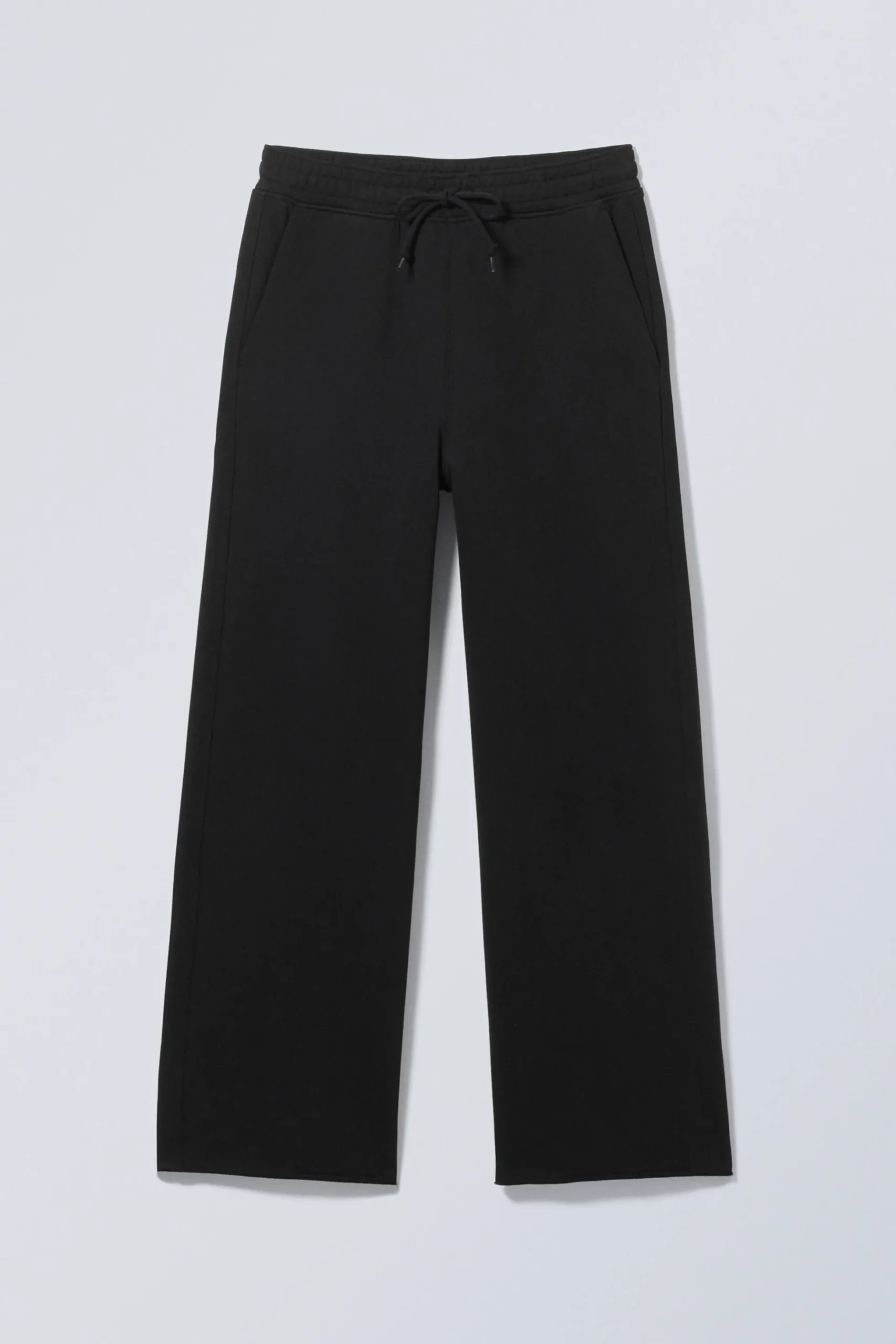 Weekday ASTRO LOOSE TERRY SWEATPANTS black Discount