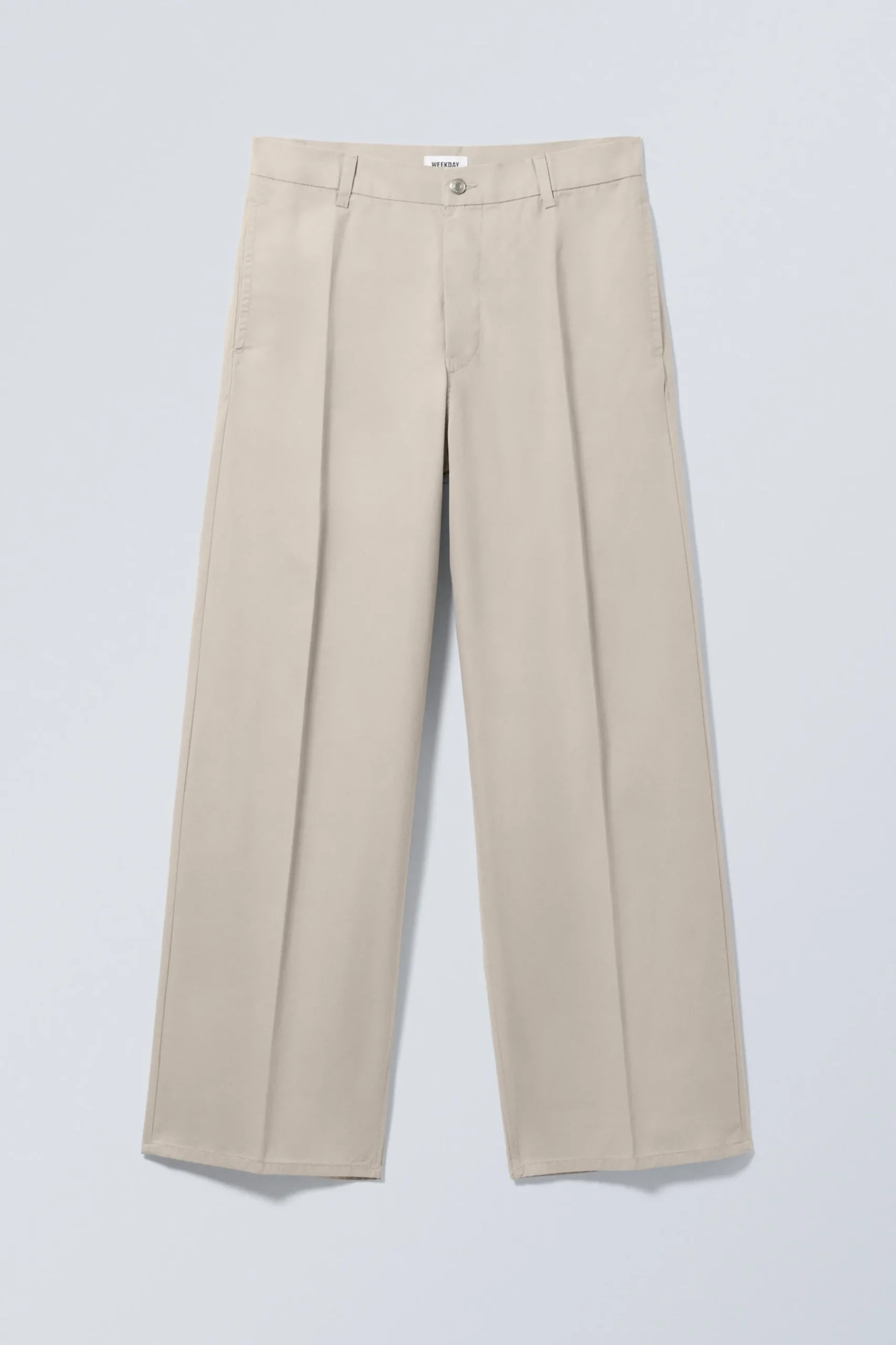 Weekday ASTRO LOOSE TROUSERS light dusty mole Best