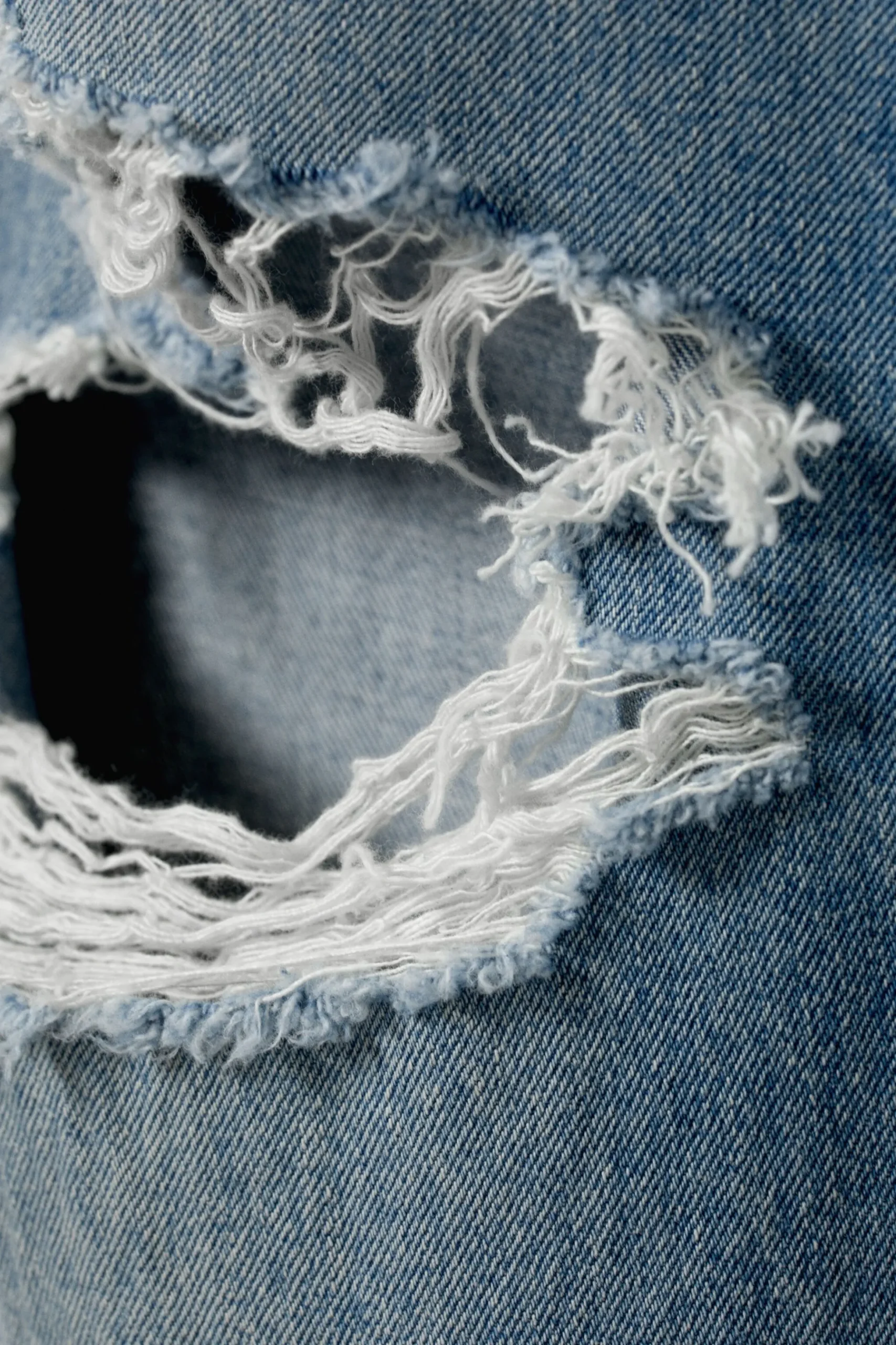 Weekday ASTRO RIPPED LOOSE BAGGY JEANS seventeen blue Discount