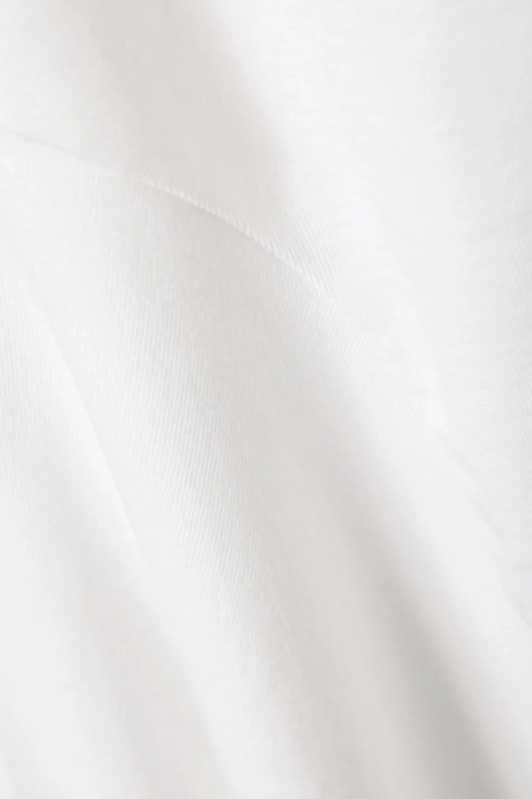 Weekday ASYMMETRIC COTTON MINI DRAPE DRESS white Best