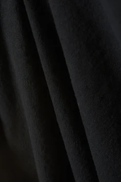 Weekday ASYMMETRIC LINEN BLEND WRAP SKIRT black Outlet