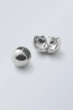 Weekday BALL EARRINGS silver-coloured Fashion