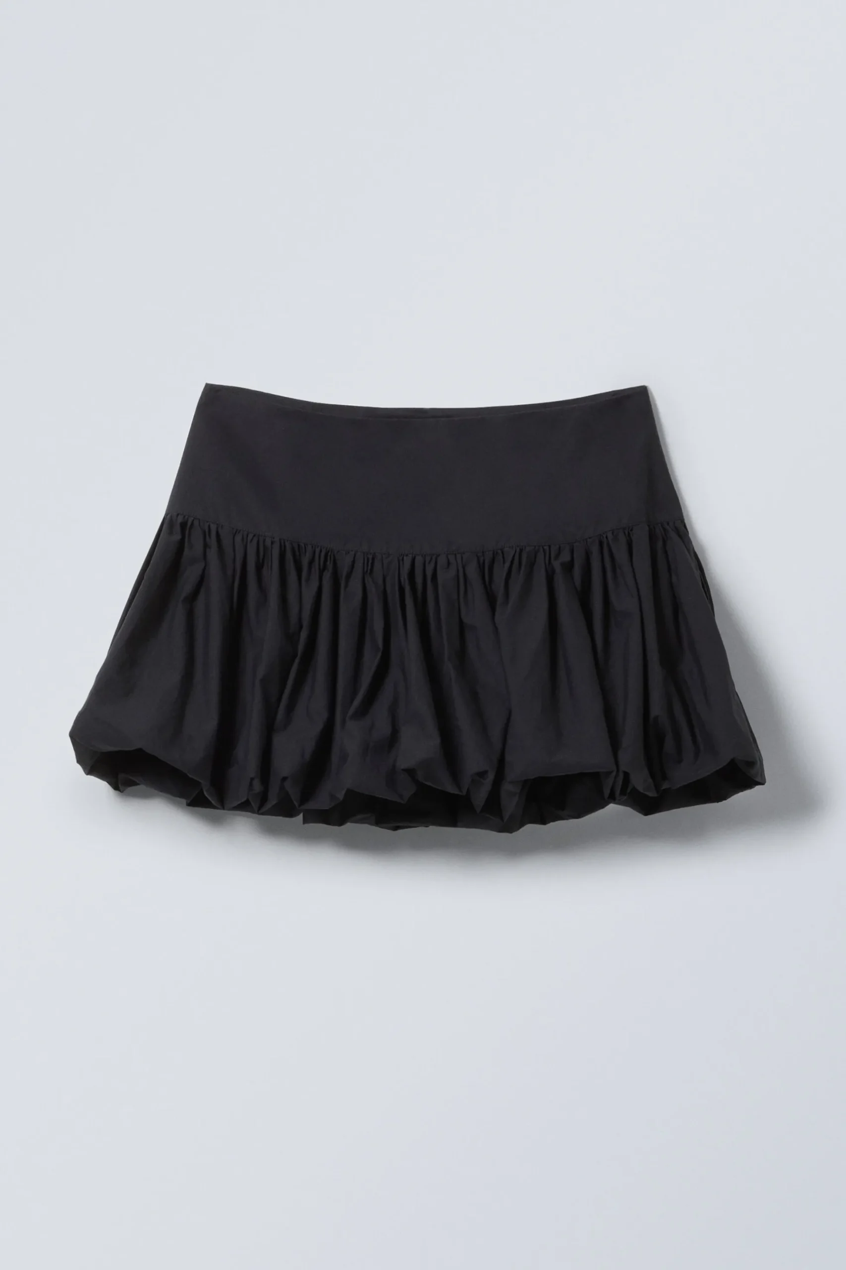 Weekday BALLOON MINI SKIRT black Best