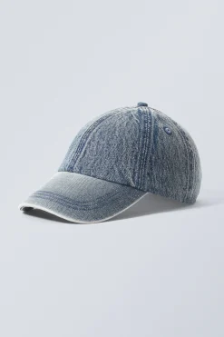 Weekday BASEBALL DENIM CAP blue Discount
