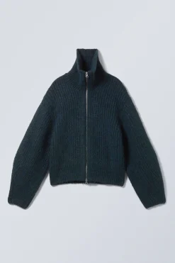 Weekday BEA ZIP CARDIGAN dark navy Flash Sale