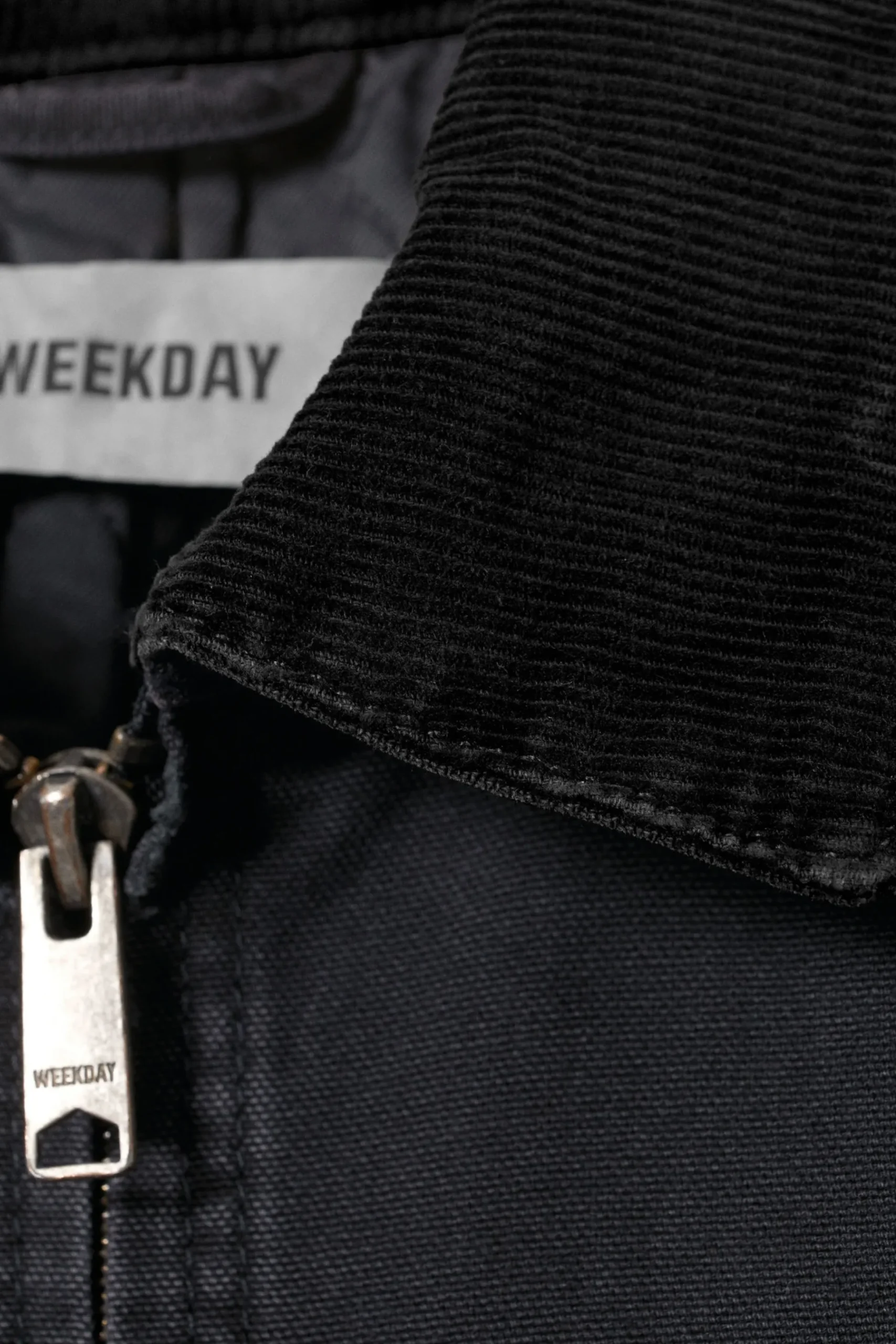 Weekday BELLE WASHED CANVAS JACKET washed black Sale