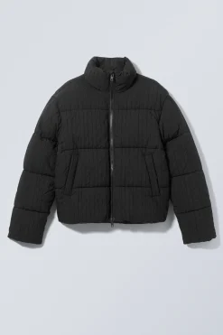 Weekday BEN RIB PUFFER JACKET black Store