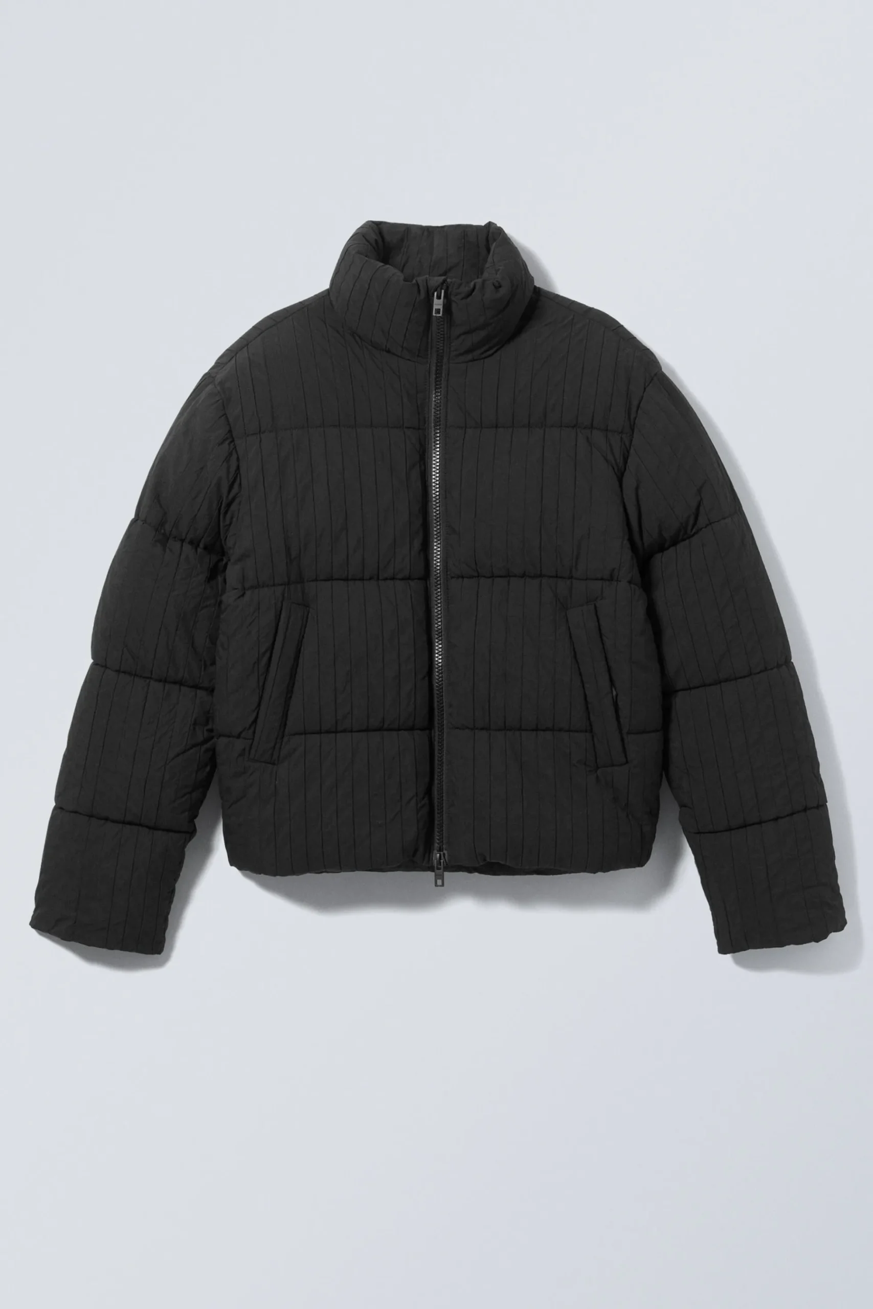 Weekday BEN RIB PUFFER JACKET black Store