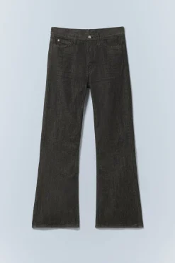 Weekday BOO BOOTLEG LOW WAIST REGULAR BOOTCUT JEANS extra black rinse New