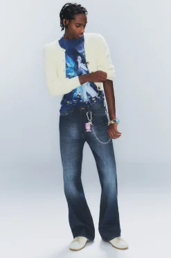 Weekday BOO BOOTLEG LOW WAIST REGULAR BOOTCUT JEANS star blue Cheap