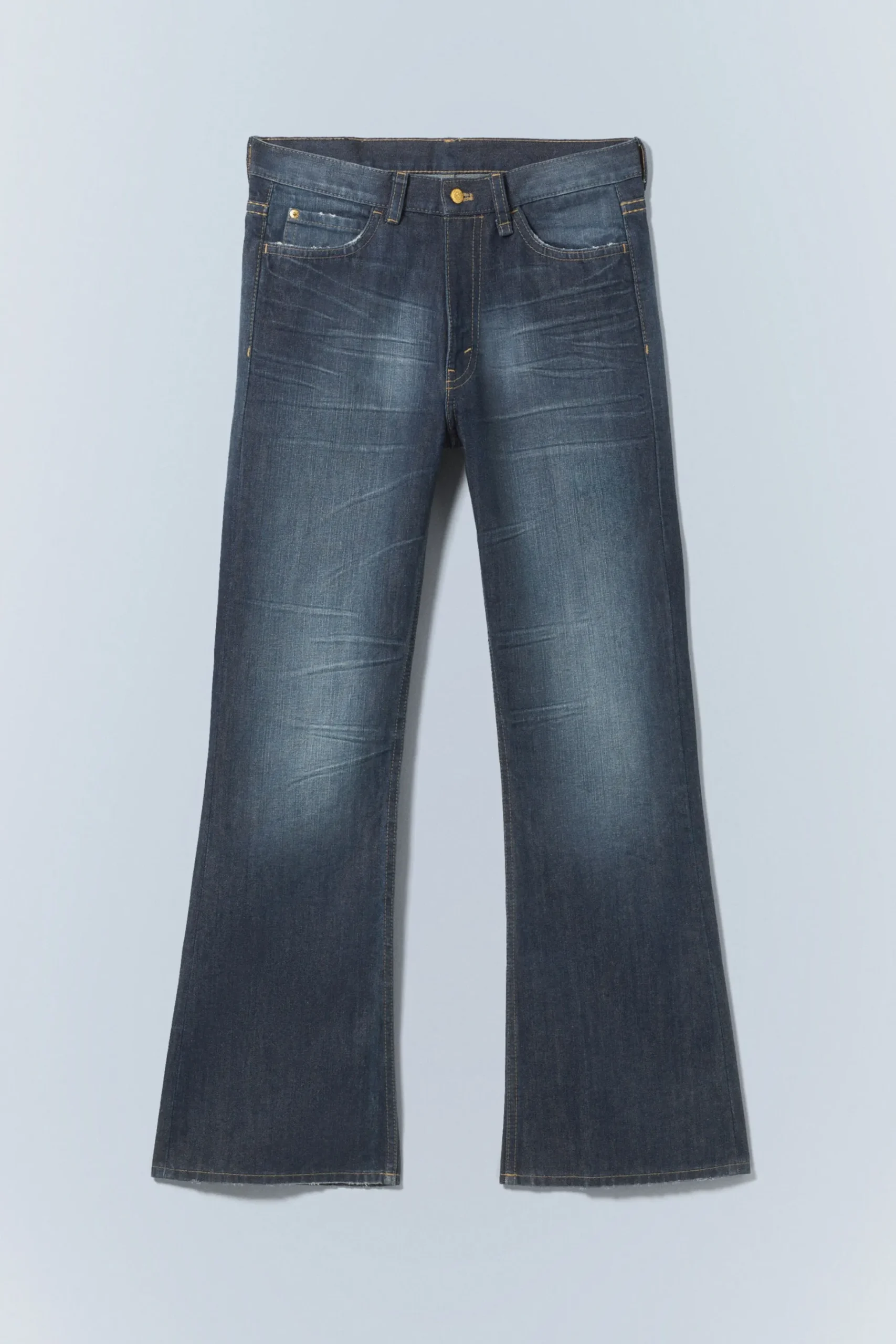 Weekday BOO BOOTLEG LOW WAIST REGULAR BOOTCUT JEANS star blue Cheap